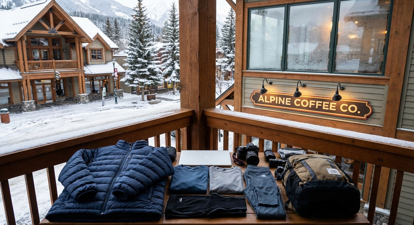 Digital nomad cold weather packing essentials for winter travel