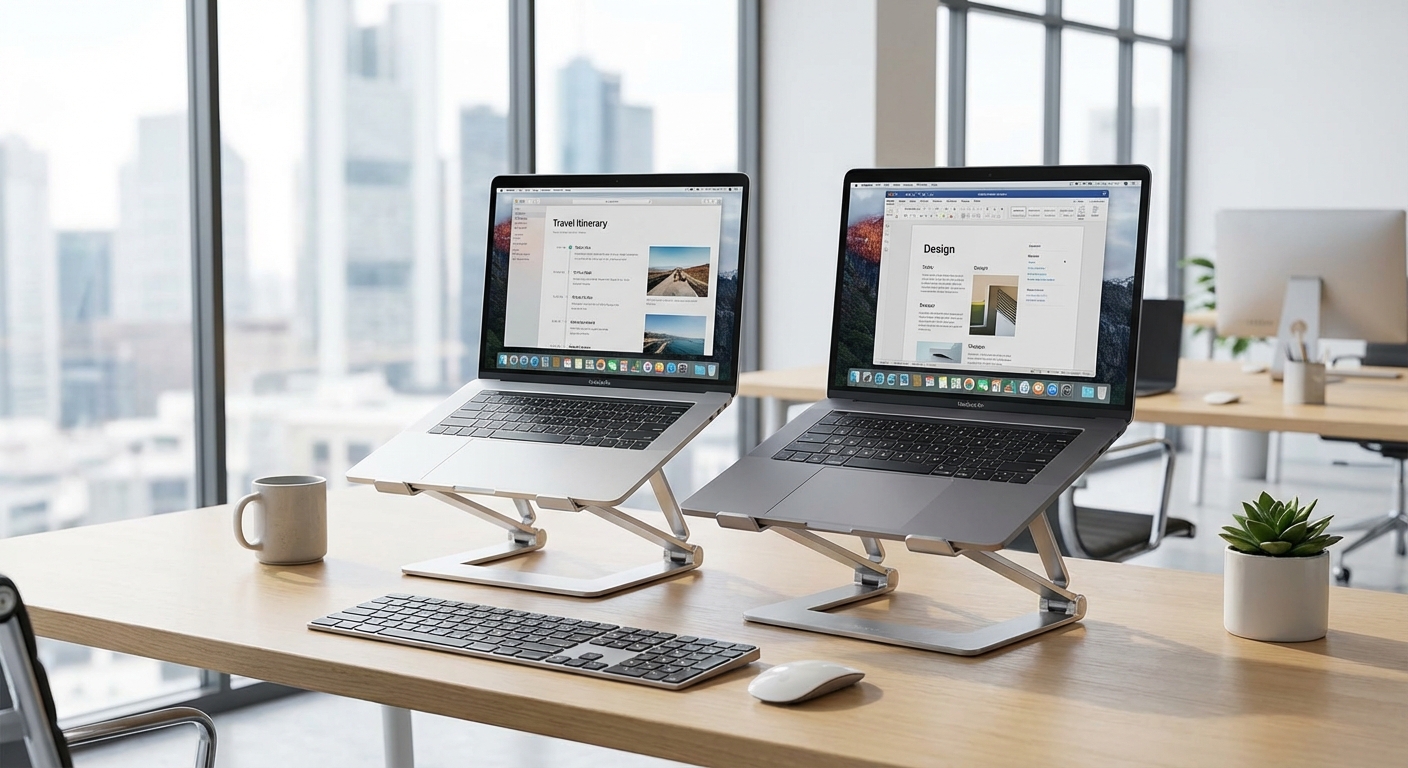 Roost V3 vs Nexstand K2 portable laptop stand comparison