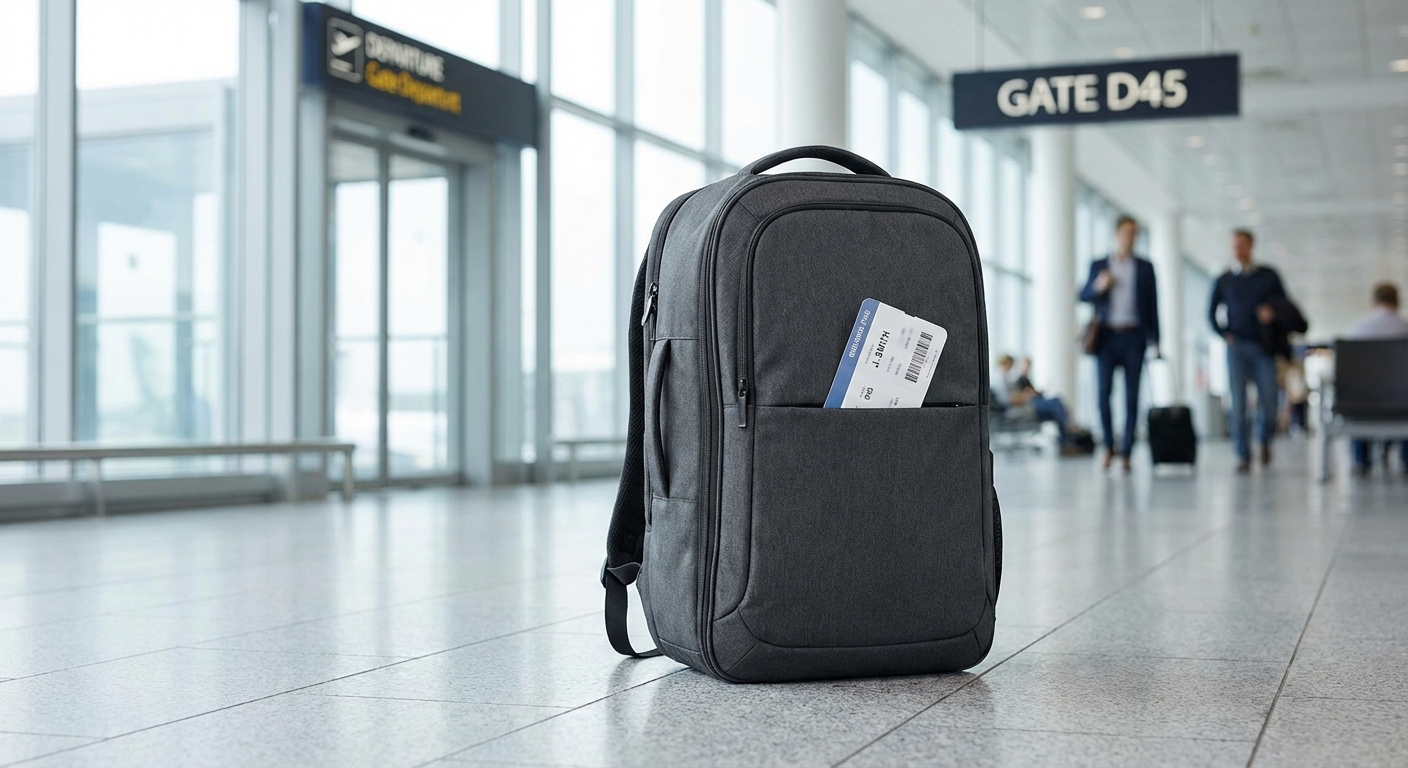 One-bag travel lifestyle for digital nomads with single backpack
